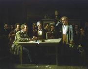 George Caleb Bingham The Puzzled Witness oil painting